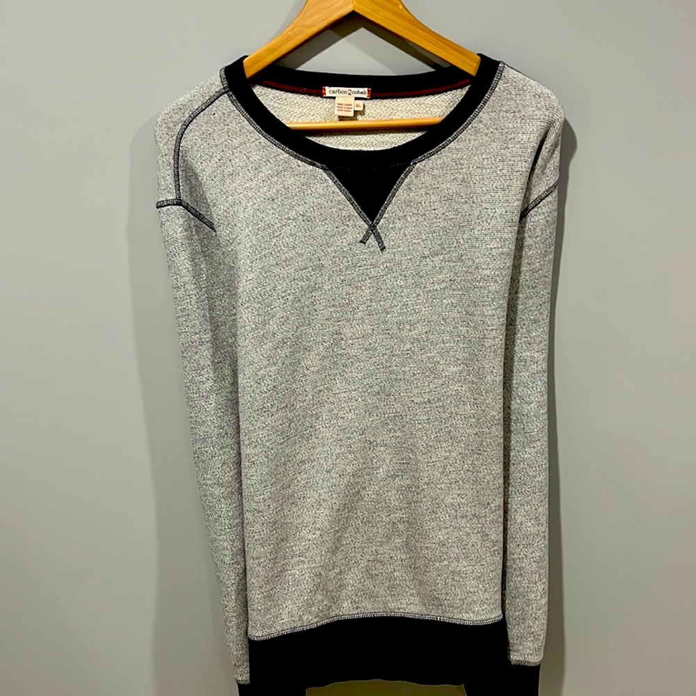 CARBON 2 COBALT COTTON SWEATER
